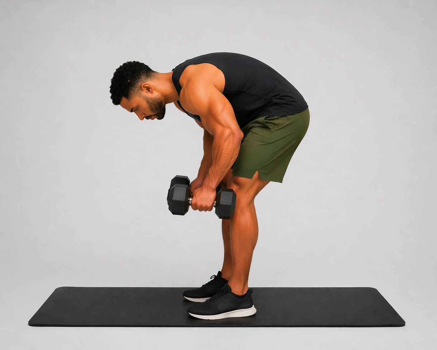 Bent over row common error position