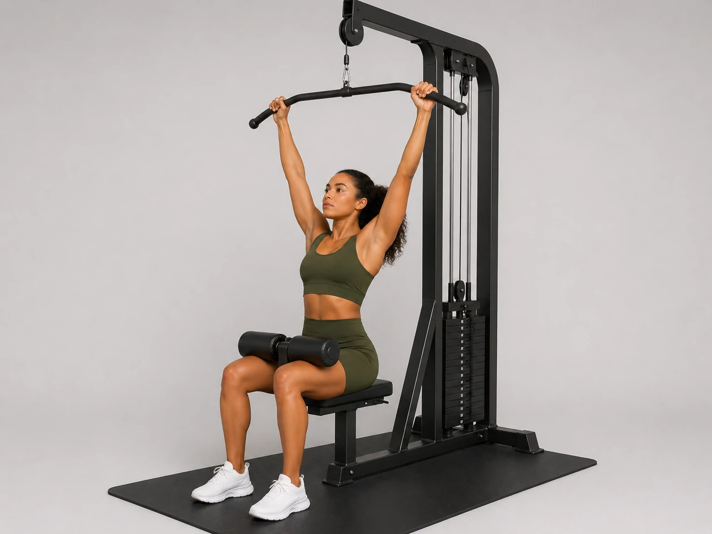 Lat pulldown start position