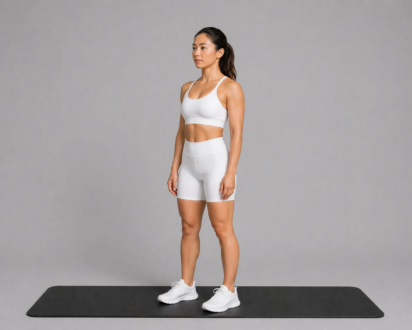 Reverse lunge start position
