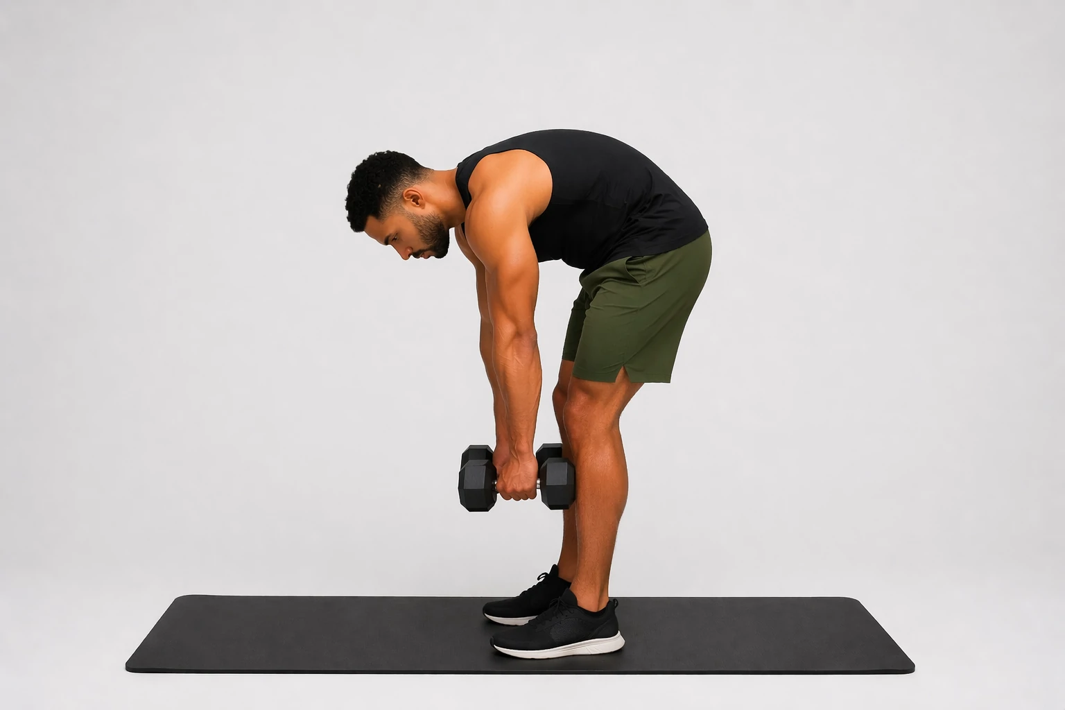 Romanian deadlift common error position
