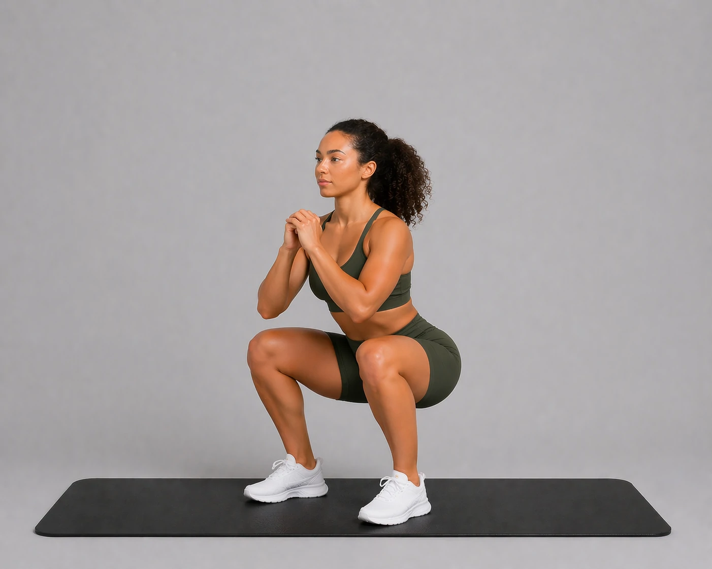 Squat lowered position